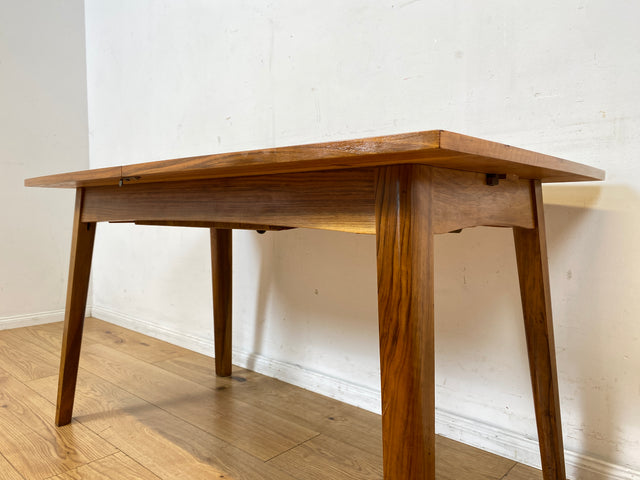 Formschöner ausziehbarer und höhenverstellbarer Mid-Century Multifunktionstisch in Palisander I Salontisch Esstisch Küchentisch Couchtisch Holztisch Vintage 50er 60er I