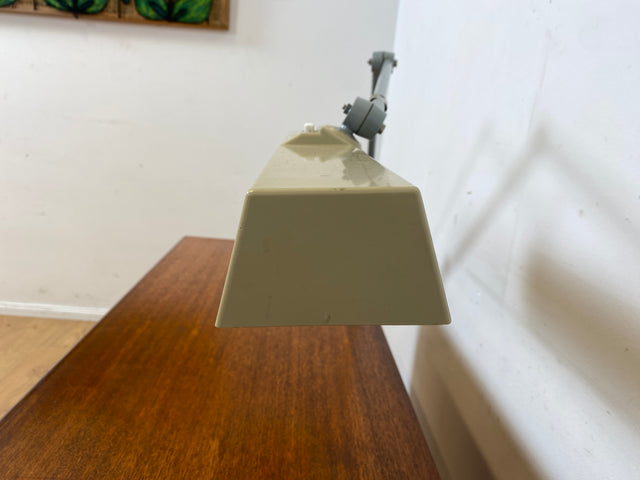 Kultige vollfunktionsfähige DDR Industrie Tischleuchte ILBA mit Gelenkarm I Lampe Leuchte Architektenlampe Schreibtischlampe Arbeitsleuchte Vintage Retro Werkstatt Ostalgie Design I