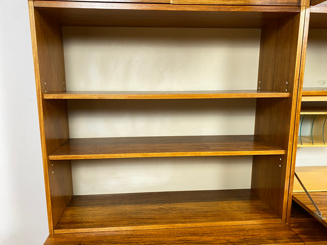 WMK I Kultiges modulares Designer Regalsystem 430 I Joachim Nebelung für VEB Hellerau I I Regal Bücherregal Bücherschrank Regalwand Stringregal Sideboard Sekretär Mid-Century Vintage DDR 60er 70er