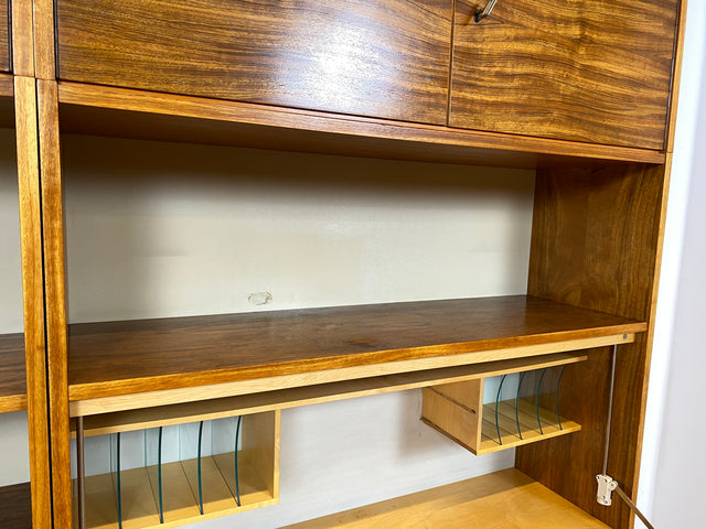 WMK I Kultiges modulares Designer Regalsystem 430 I Joachim Nebelung für VEB Hellerau I I Regal Bücherregal Bücherschrank Regalwand Stringregal Sideboard Sekretär Mid-Century Vintage DDR 60er 70er