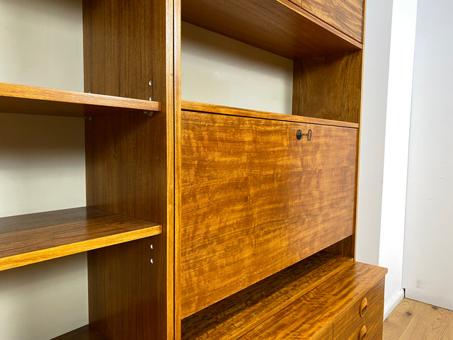 WMK I Kultiges modulares Designer Regalsystem 430 I Joachim Nebelung für VEB Hellerau I I Regal Bücherregal Bücherschrank Regalwand Stringregal Sideboard Sekretär Mid-Century Vintage DDR 60er 70er