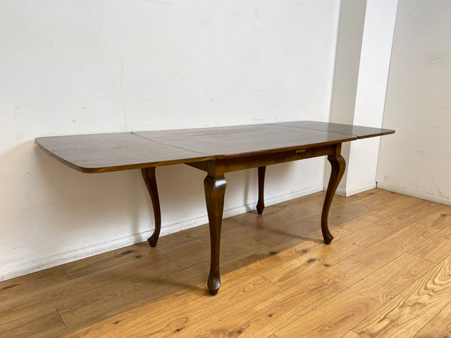 Sehr eleganter dunkler ausziehbarer 50er Jahre Chippendale Esstisch von Max Böhme I Tisch Holztisch Esszimmertisch Küchentisch Dining Table Mid-Century Vintage Barock I