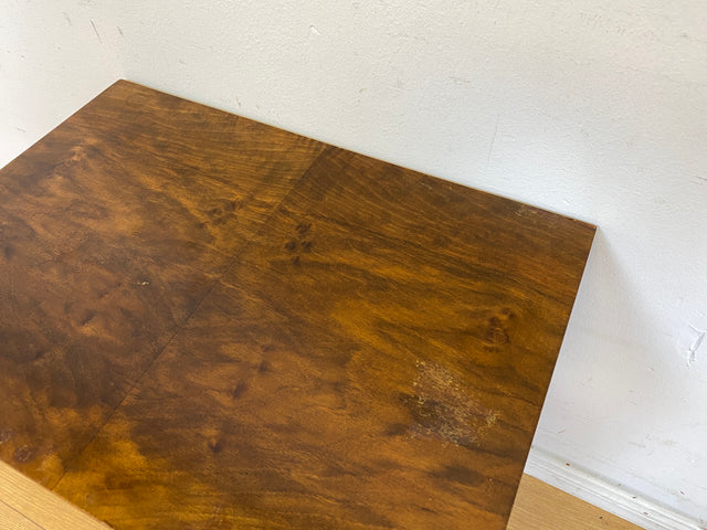 Hochwertiger dänischer 50er Jahre Nachttisch mit Schubladen und Messinggriffen I Vollholz in Nussbaum I Nachtkommode Nachtschrank Kommode Beistelltisch Mid-Century Vintage (Kopie)