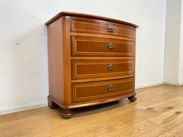 WMK I Formschöne dänische antike Kommode aus vollem Holz mit Schubladen I Schrank Schubladekommode Wäschekommode Wickelkommode Anrichte Sideboard Biedermeier Vintage I