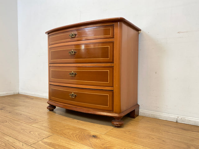 WMK I Formschöne dänische antike Kommode aus vollem Holz mit Schubladen I Schrank Schubladekommode Wäschekommode Wickelkommode Anrichte Sideboard Biedermeier Vintage I