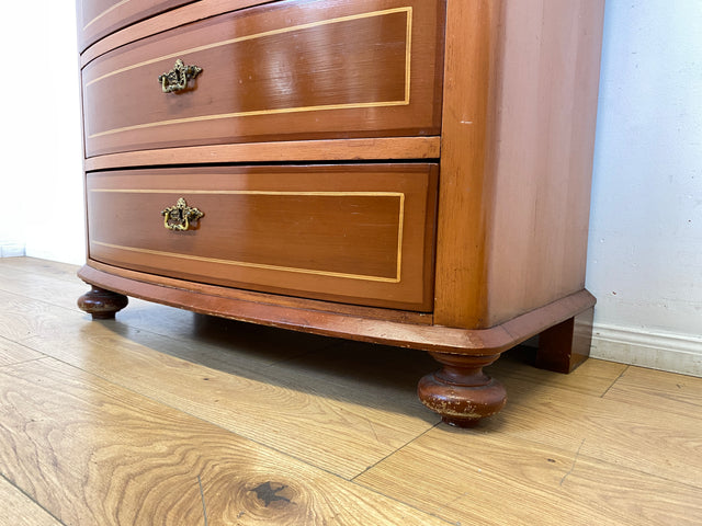 WMK I Formschöne dänische antike Kommode aus vollem Holz mit Schubladen I Schrank Schubladekommode Wäschekommode Wickelkommode Anrichte Sideboard Biedermeier Vintage I