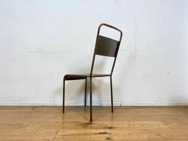 Industrial Design at its best! I 1/5 Einzigartiger handgefertigter und stapelbarer Metallstuhl I Stapelstuhl Stuhl Chair Küchenstuhl Balkonstuhl Esszimmerstühle Industriedesign Vintage I
