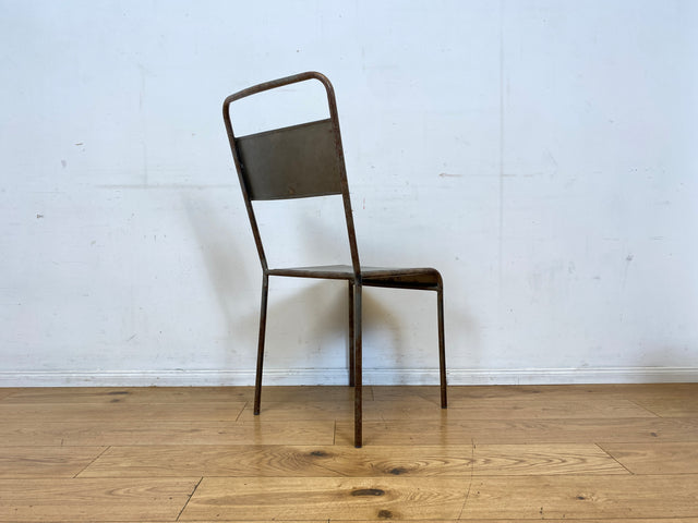 Industrial Design at its best! I 1/5 Einzigartiger handgefertigter und stapelbarer Metallstuhl I Stapelstuhl Stuhl Chair Küchenstuhl Balkonstuhl Esszimmerstühle Industriedesign Vintage I