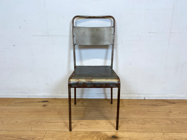 Industrial Design at its best! I 1/5 Einzigartiger handgefertigter und stapelbarer Metallstuhl I Stapelstuhl Stuhl Chair Küchenstuhl Balkonstuhl Esszimmerstühle Industriedesign Vintage I