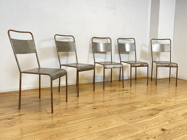Industrial Design at its best! I 1/5 Einzigartiger handgefertigter und stapelbarer Metallstuhl I Stapelstuhl Stuhl Chair Küchenstuhl Balkonstuhl Esszimmerstühle Industriedesign Vintage I