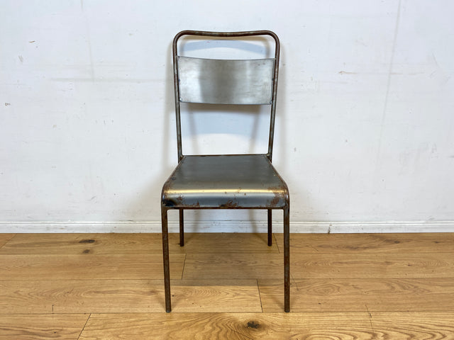Industrial Design at its best! I 1/5 Einzigartiger handgefertigter und stapelbarer Metallstuhl I Stapelstuhl Stuhl Chair Küchenstuhl Balkonstuhl Esszimmerstühle Industriedesign Vintage I