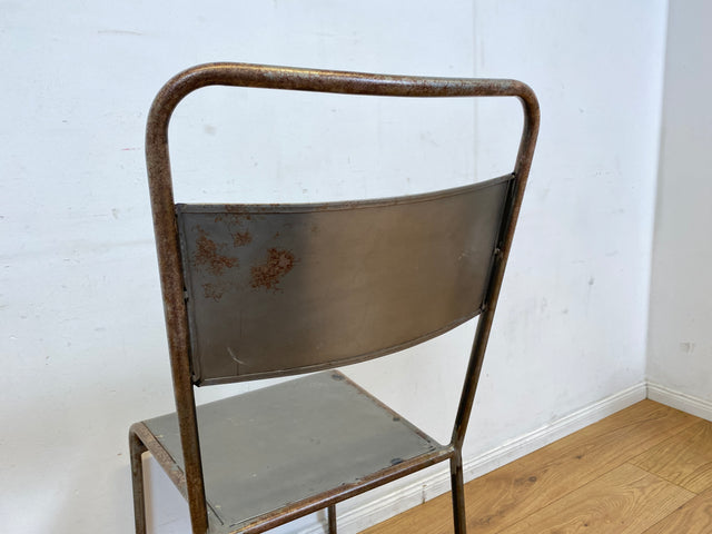 Industrial Design at its best! I 1/5 Einzigartiger handgefertigter und stapelbarer Metallstuhl I Stapelstuhl Stuhl Chair Küchenstuhl Balkonstuhl Esszimmerstühle Industriedesign Vintage I