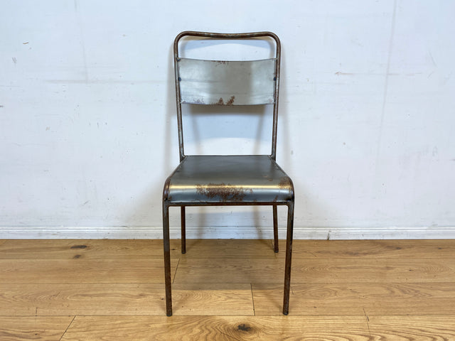Industrial Design at its best! I 1/5 Einzigartiger handgefertigter und stapelbarer Metallstuhl I Stapelstuhl Stuhl Chair Küchenstuhl Balkonstuhl Esszimmerstühle Industriedesign Vintage I