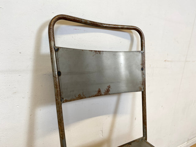 Industrial Design at its best! I 1/5 Einzigartiger handgefertigter und stapelbarer Metallstuhl I Stapelstuhl Stuhl Chair Küchenstuhl Balkonstuhl Esszimmerstühle Industriedesign Vintage I