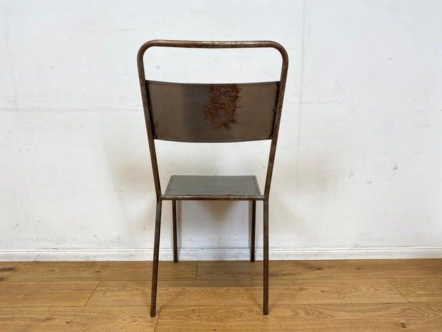 Industrial Design at its best! I 1/5 Einzigartiger handgefertigter und stapelbarer Metallstuhl I Stapelstuhl Stuhl Chair Küchenstuhl Balkonstuhl Esszimmerstühle Industriedesign Vintage I
