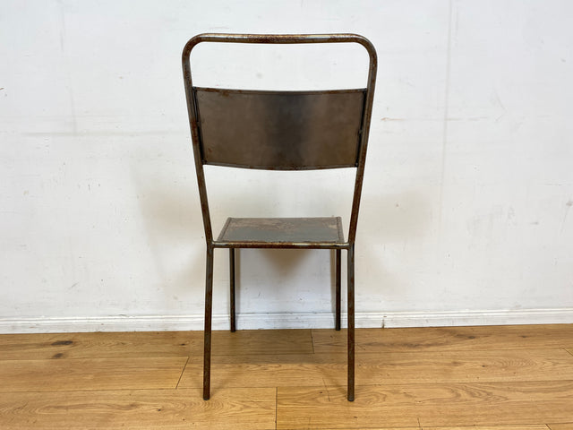 Industrial Design at its best! I 1/5 Einzigartiger handgefertigter und stapelbarer Metallstuhl I Stapelstuhl Stuhl Chair Küchenstuhl Balkonstuhl Esszimmerstühle Industriedesign Vintage I