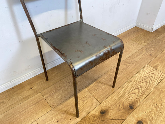 Industrial Design at its best! I 1/5 Einzigartiger handgefertigter und stapelbarer Metallstuhl I Stapelstuhl Stuhl Chair Küchenstuhl Balkonstuhl Esszimmerstühle Industriedesign Vintage I