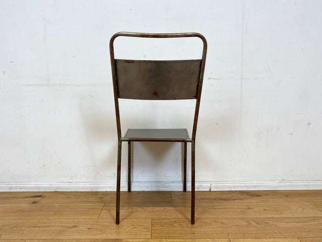 Industrial Design at its best! I 1/5 Einzigartiger handgefertigter und stapelbarer Metallstuhl I Stapelstuhl Stuhl Chair Küchenstuhl Balkonstuhl Esszimmerstühle Industriedesign Vintage I