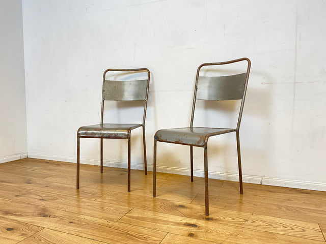Industrial Design at its best! I 1/5 Einzigartiger handgefertigter und stapelbarer Metallstuhl I Stapelstuhl Stuhl Chair Küchenstuhl Balkonstuhl Esszimmerstühle Industriedesign Vintage I