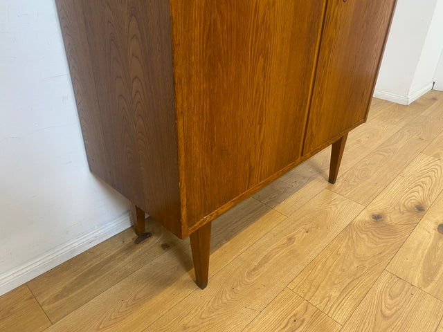 Kultiger Mid-Century Wäscheschrank Typ 602/B von Franz Ehrlich für VEB Hellerau aus 1963 in Eiche