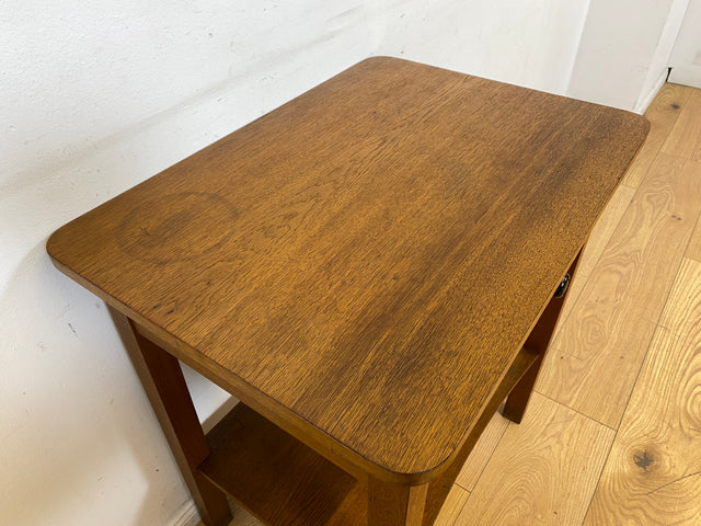 Sehr schöne kleine 30er Jahre Art Deco Kommode mit Schublade I Vollholz in Eiche