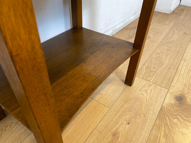 Sehr schöne kleine 30er Jahre Art Deco Kommode mit Schublade I Vollholz in Eiche