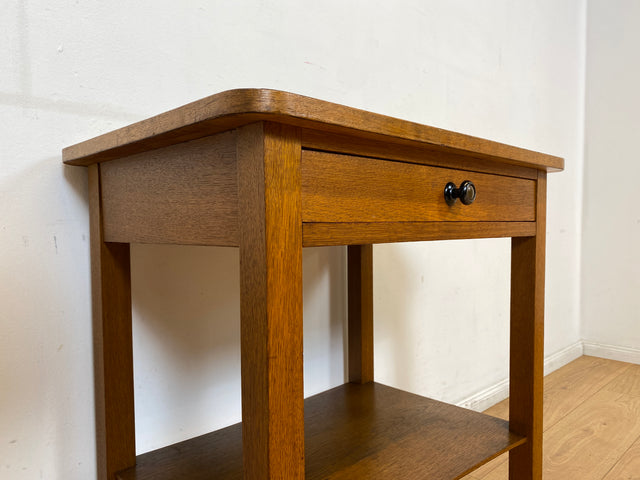 Sehr schöne kleine 30er Jahre Art Deco Kommode mit Schublade I Vollholz in Eiche