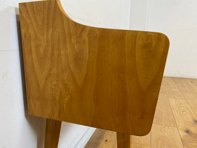 Hübscher kleiner Mid-Century Schminktisch / Schreibtisch mit Schubladen & Messinggriffen I Frisiertisch Schminkkommode Frisierkommode Kinderschreibtisch Vintage 60er DDR I