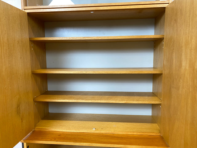 Hochwertiges modulares Designer Regalsystem 430 in Sen Esche I Joachim Nebelung für VEB Hellerau I Highboard Schrank Bücherschrank Sideboard Mid-Century Vintage DDR 60er 70er I