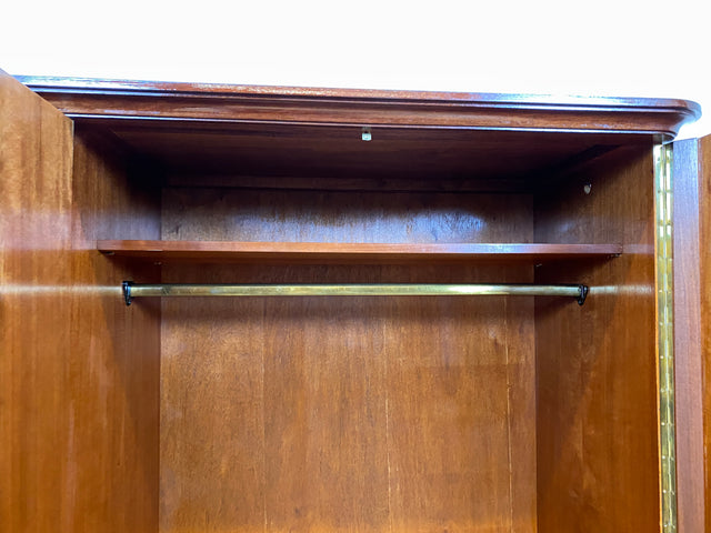 Sehr schöner und gut erhaltener Mid-Century Kleiderschrank mit perfekter Aufteilung I Schrank Schlafzimmerschrank Wäscheschrank Rockabilly Vintage 50er 60er Retro I