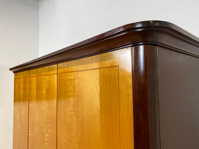 Sehr schöner und gut erhaltener Mid-Century Kleiderschrank mit perfekter Aufteilung I Schrank Schlafzimmerschrank Wäscheschrank Rockabilly Vintage 50er 60er Retro I