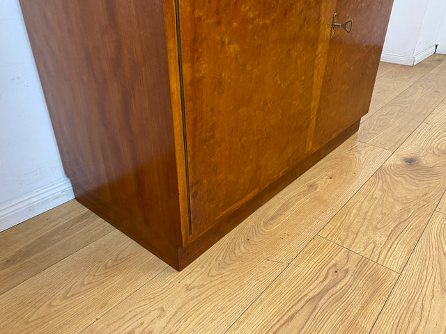 Stilvoller Mid-Century Schreibschrank mit großer Schreibklappe und Regal I Sekretär Schreibkommode Schreibtisch Bücherschrank Bücherregal Highboard Regalwand Vintage 60er I