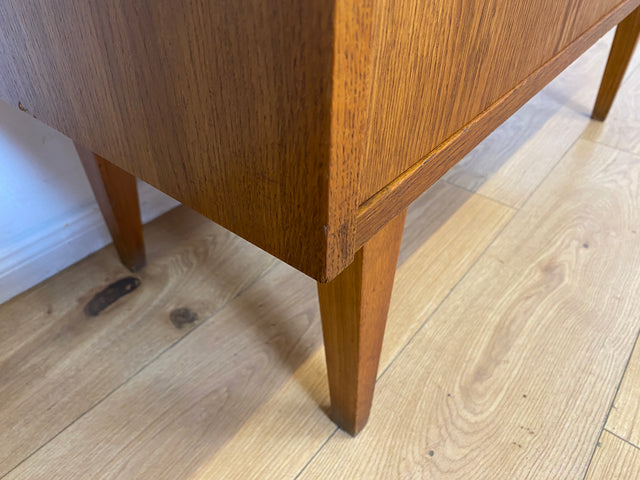 Schöner Mid-Century Wäscheschrank Typ 602/B von Franz Ehrlich für VEB Hellerau aus 1963 in Eiche I Schank Kommode Highboard Bücherschrank Designerschrank DDR Vintage 60er I