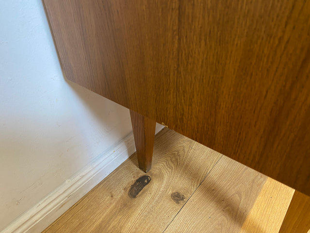 Schöner Mid-Century Wäscheschrank Typ 602/B von Franz Ehrlich für VEB Hellerau aus 1963 in Eiche I Schank Kommode Highboard Bücherschrank Designerschrank DDR Vintage 60er I
