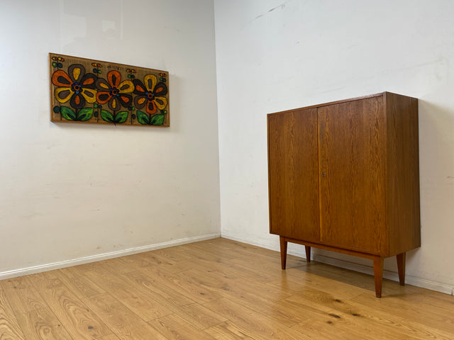 Schöner Mid-Century Wäscheschrank Typ 602/B von Franz Ehrlich für VEB Hellerau aus 1963 in Eiche I Schank Kommode Highboard Bücherschrank Designerschrank DDR Vintage 60er I
