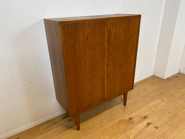 Schöner Mid-Century Wäscheschrank Typ 602/B von Franz Ehrlich für VEB Hellerau aus 1963 in Eiche I Schank Kommode Highboard Bücherschrank Designerschrank DDR Vintage 60er I