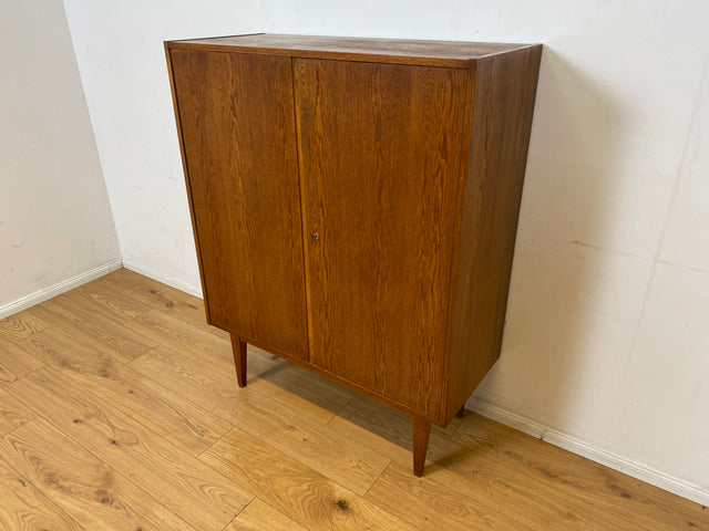 Schöner Mid-Century Wäscheschrank Typ 602/B von Franz Ehrlich für VEB Hellerau aus 1963 in Eiche I Schank Kommode Highboard Bücherschrank Designerschrank DDR Vintage 60er I