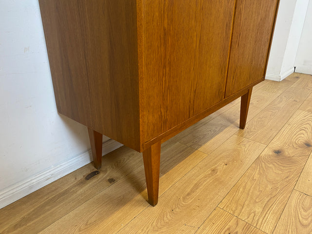Schöner Mid-Century Wäscheschrank Typ 602/B von Franz Ehrlich für VEB Hellerau aus 1963 in Eiche I Schank Kommode Highboard Bücherschrank Designerschrank DDR Vintage 60er I