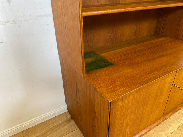 Schöner modularer Vintage Bücherschrank von Strobeck in skandinavischem Stil I Teakholz I Regal Bücherregal Holzregal Kommode Danish Design Mid-Century Vintage Teak 70er I
