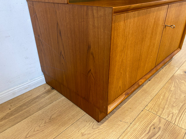 Schöner modularer Vintage Bücherschrank von Strobeck in skandinavischem Stil I Teakholz I Regal Bücherregal Holzregal Kommode Danish Design Mid-Century Vintage Teak 70er I