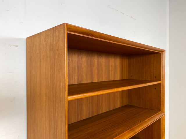 Schöner modularer Vintage Bücherschrank von Strobeck in skandinavischem Stil I Teakholz I Regal Bücherregal Holzregal Kommode Danish Design Mid-Century Vintage Teak 70er I