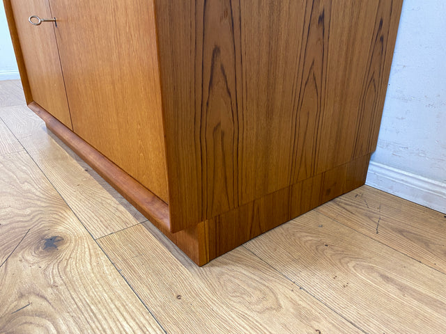 Schöner modularer Vintage Bücherschrank von Strobeck in skandinavischem Stil I Teakholz I Regal Bücherregal Holzregal Kommode Danish Design Mid-Century Vintage Teak 70er I