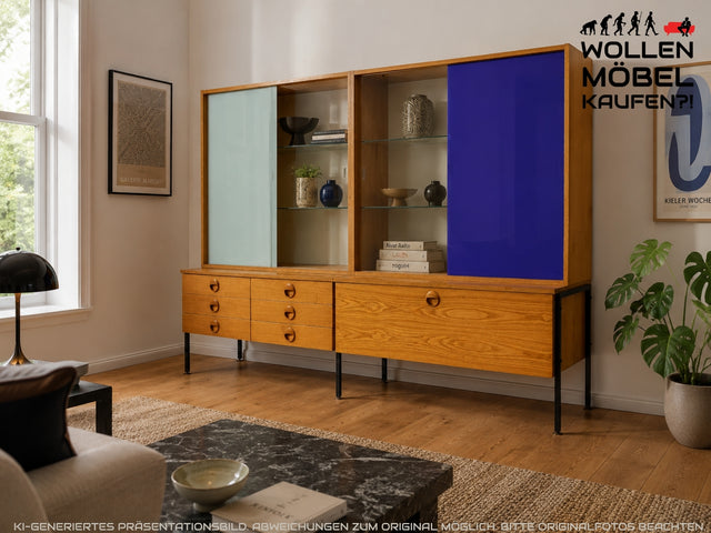 WMK I Aufgewertetes modulares Designer Regalsystem 430 I Joachim Nebelung I VEB Hellerau