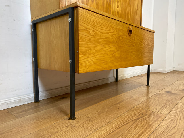 WMK I Kultiges modulares Designer Regalsystem 430 in Sen Esche von Joachim Nebelung für VEB Hellerau