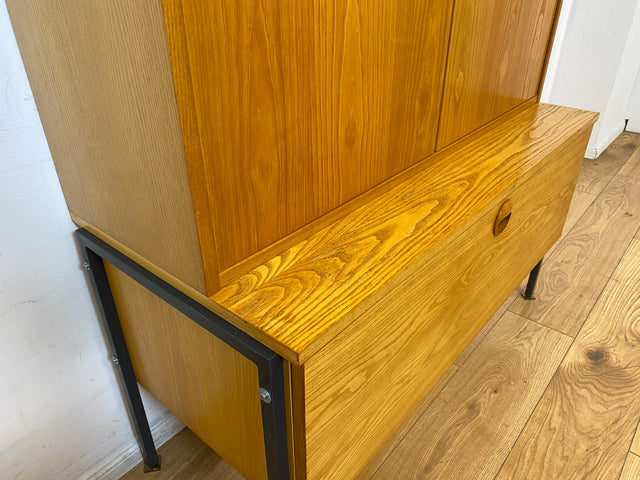 WMK I Kultiges modulares Designer Regalsystem 430 in Sen Esche von Joachim Nebelung für VEB Hellerau
