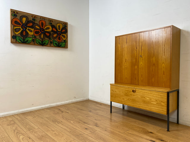 WMK I Kultiges modulares Designer Regalsystem 430 in Sen Esche von Joachim Nebelung für VEB Hellerau