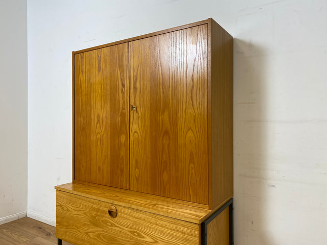 WMK I Kultiges modulares Designer Regalsystem 430 in Sen Esche von Joachim Nebelung für VEB Hellerau