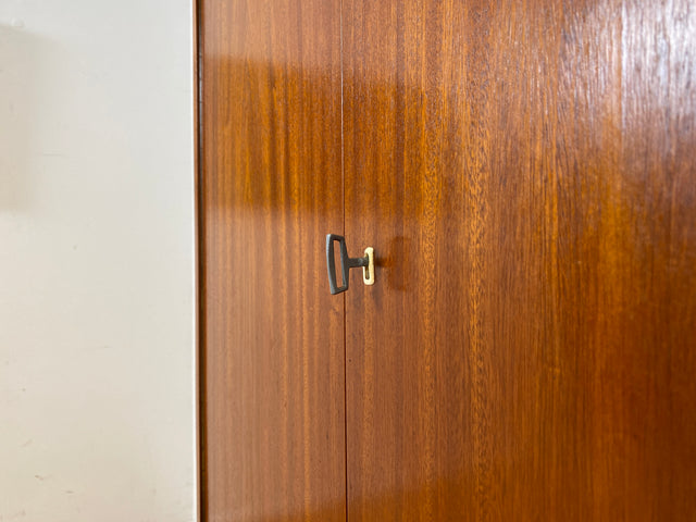 Sehr schönes modulares Mid-Century Highboard auf neuen Metallfüßen mit Regal I Schrank Bücherschrank Kommode Sideboard Geschirrschrank Wohnwand Vintage 60er Retro I