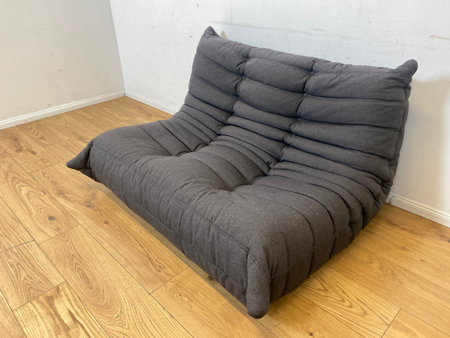 Hochwertige & sehr gut erhaltene Replica des legendären Togo Sofas I modular, äußerst gemütlich, in zeitlosem Grau I Couch Ecksofa Eckcouch Sitzgarnitur Designersofa Designercouch