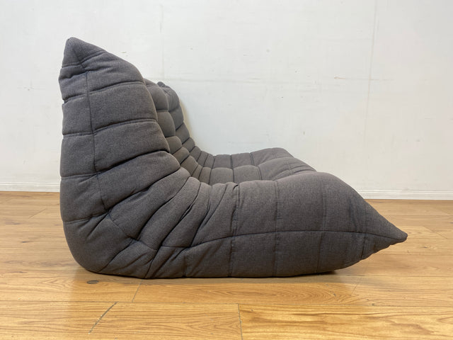 Hochwertige & sehr gut erhaltene Replica des legendären Togo Sofas I modular, äußerst gemütlich, in zeitlosem Grau I Couch Ecksofa Eckcouch Sitzgarnitur Designersofa Designercouch
